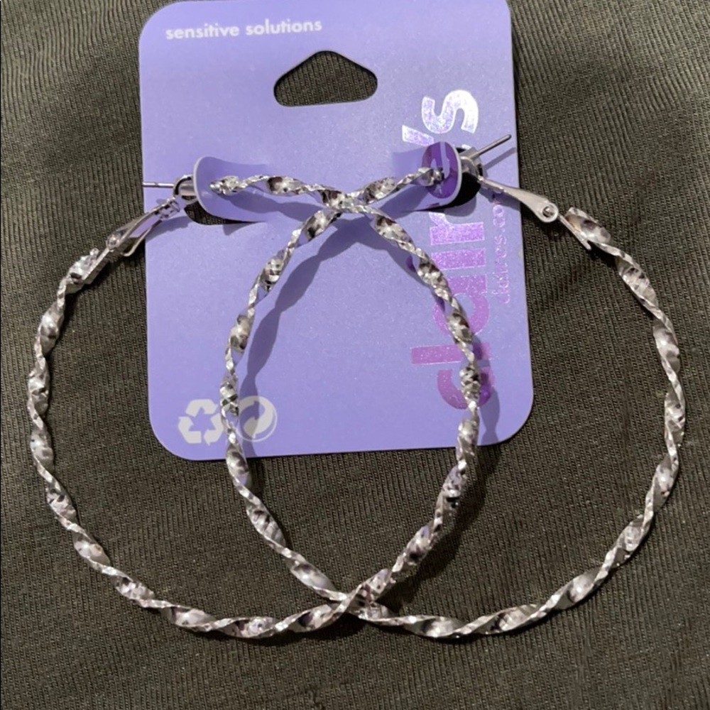 Silver dangle Earrings - Picture 2 of 4